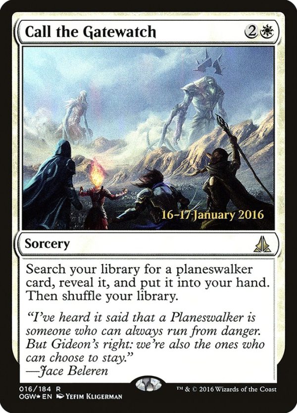 Call the Gatewatch [Oath of the Gatewatch Prerelease Promos] Sale