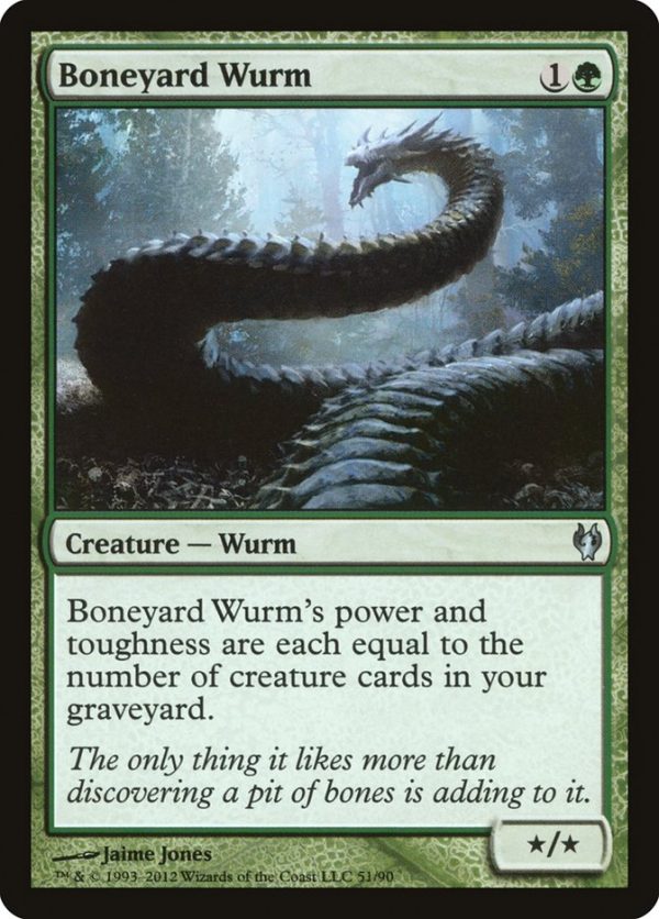 Boneyard Wurm [Duel Decks: Izzet vs. Golgari] Online now