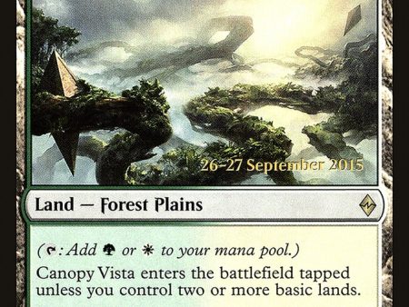 Canopy Vista [Battle for Zendikar Prerelease Promos] For Cheap