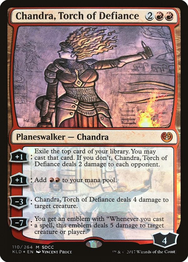 Chandra, Torch of Defiance [San Diego Comic-Con 2017] Online Hot Sale