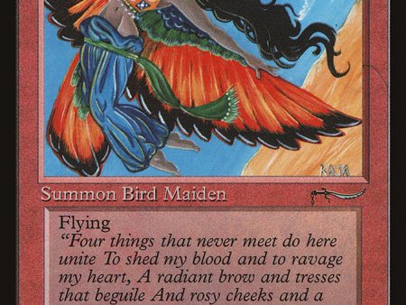 Bird Maiden (Light Mana Cost) [Arabian Nights] Fashion