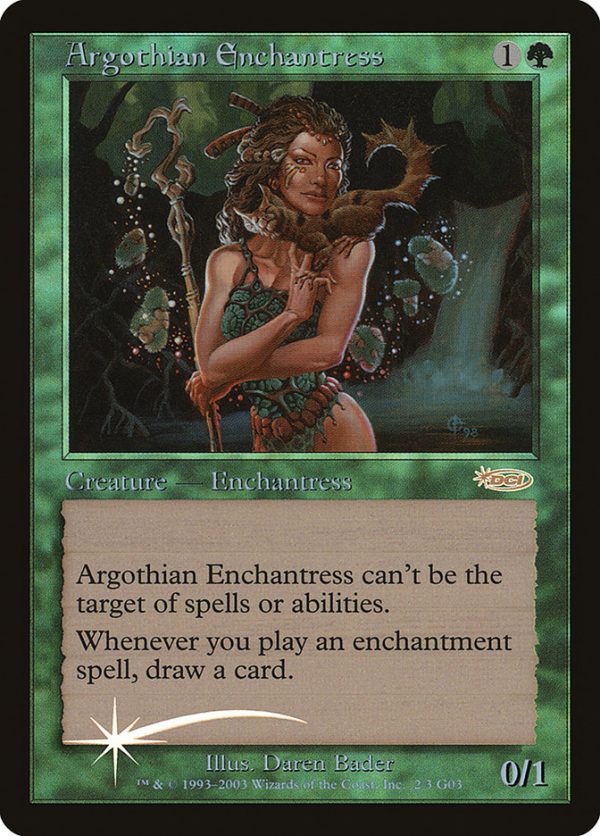 Argothian Enchantress [Judge Gift Cards 2003] Cheap