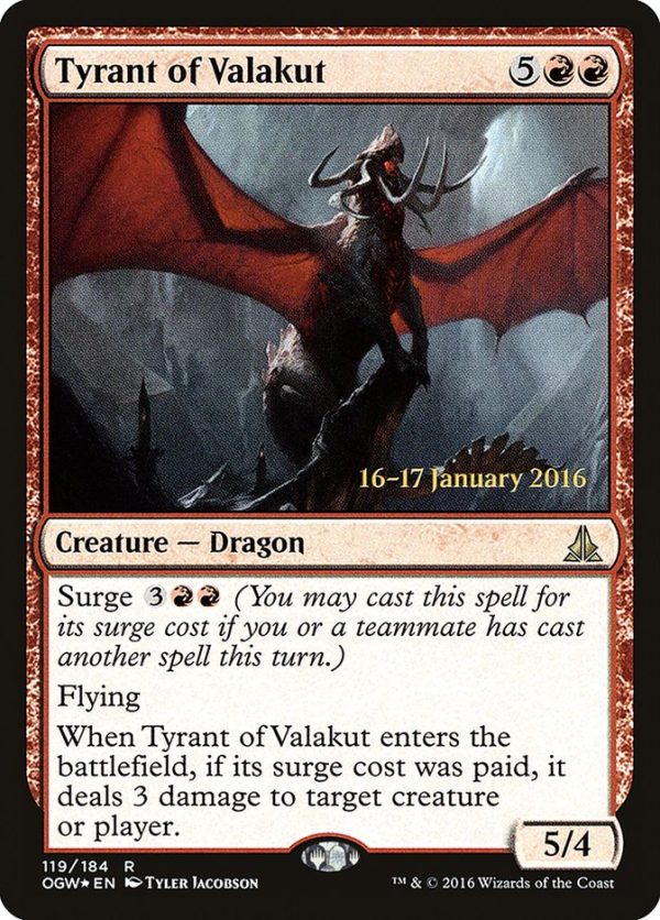 Tyrant of Valakut [Oath of the Gatewatch Prerelease Promos] For Discount