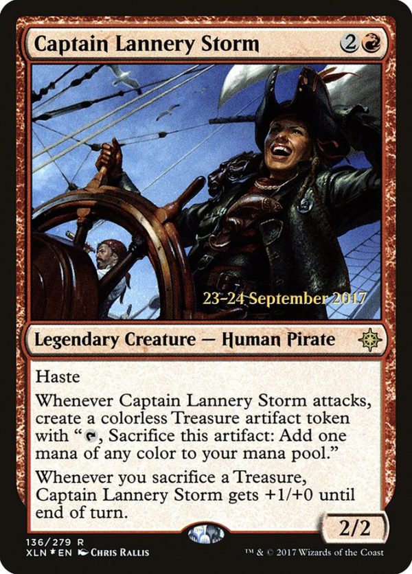 Captain Lannery Storm [Ixalan Prerelease Promos] Online Sale