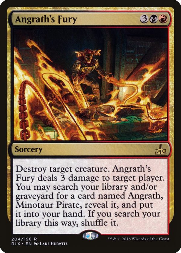 Angrath s Fury [Rivals of Ixalan] Supply