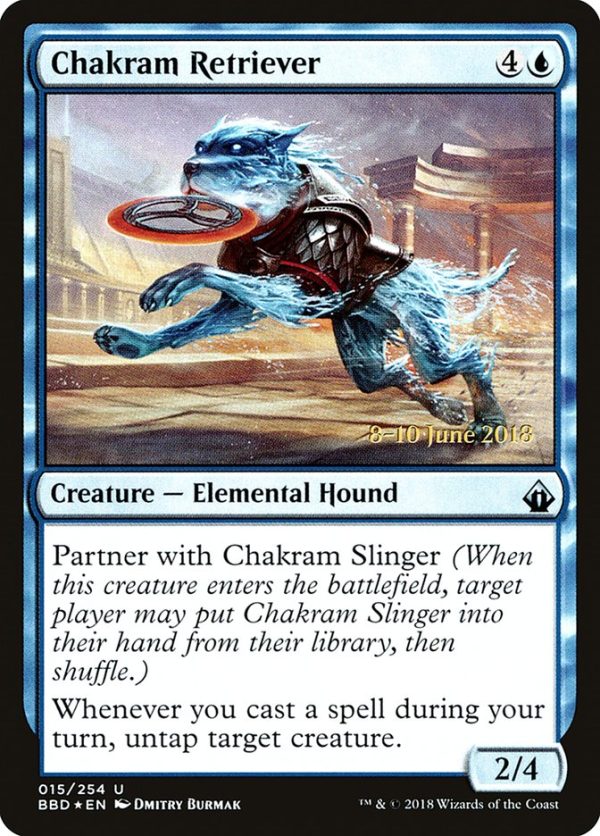 Chakram Retriever (Prerelease) [Battlebond Promos] on Sale