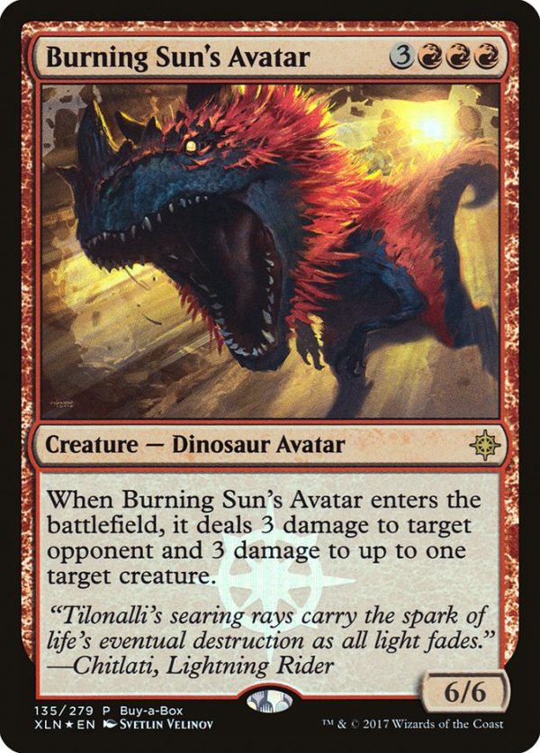 Burning Sun s Avatar (Buy-A-Box) [Ixalan Promos] For Discount