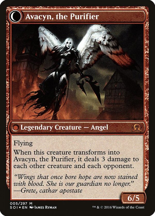 Archangel Avacyn    Avacyn, the Purifier [Shadows over Innistrad Prerelease Promos] Online Hot Sale