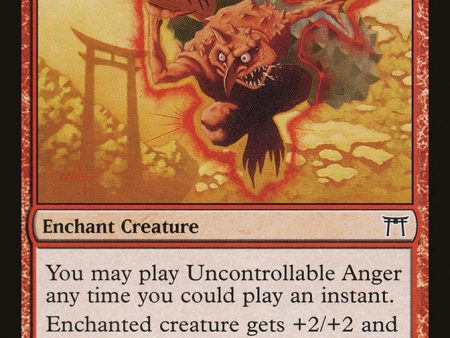 Uncontrollable Anger [Champions of Kamigawa] For Discount