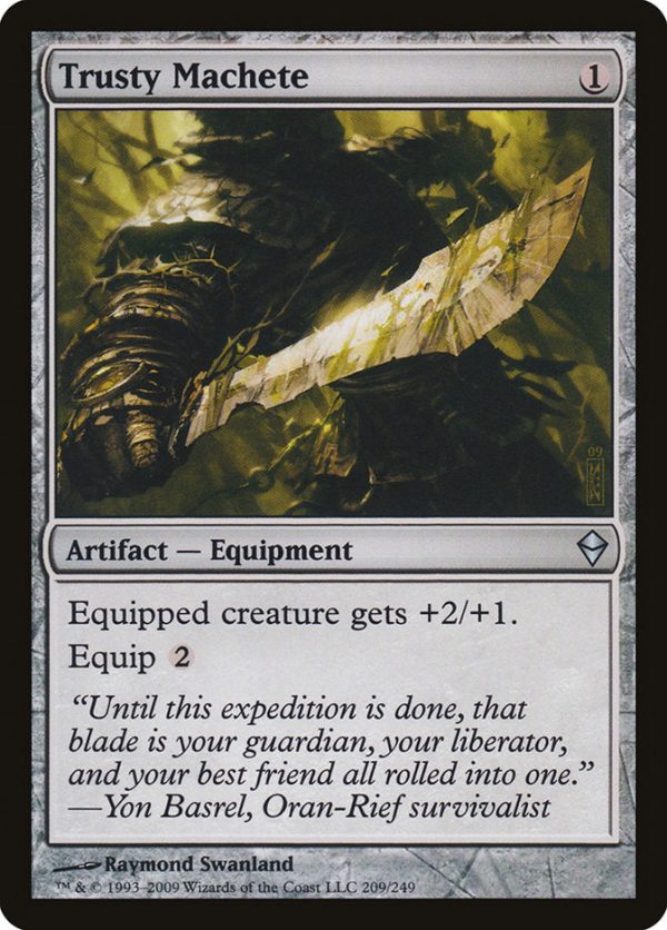 Trusty Machete [Zendikar] For Sale