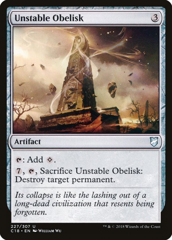 Unstable Obelisk [Commander 2018] Online Hot Sale