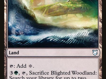 Blighted Woodland [Commander 2018] Hot on Sale