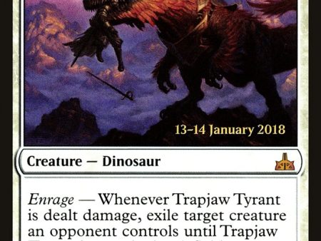 Trapjaw Tyrant [Rivals of Ixalan Prerelease Promos] Sale