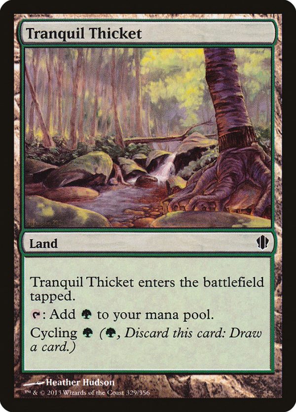 Tranquil Thicket [Commander 2013] Hot on Sale