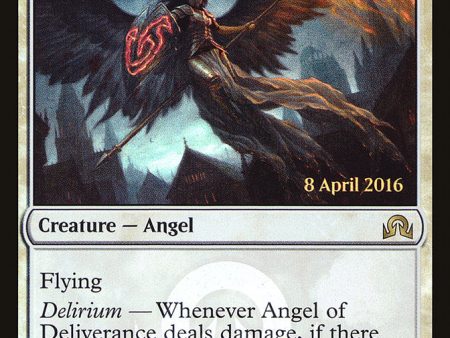 Angel of Deliverance (Launch) [Shadows over Innistrad Promos] Online now