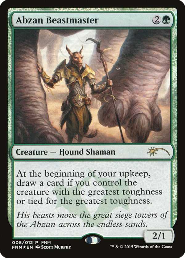 Abzan Beastmaster [Friday Night Magic 2015] Online Sale