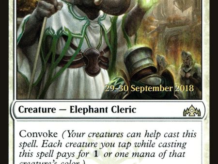 Venerated Loxodon [Guilds of Ravnica Prerelease Promos] For Discount