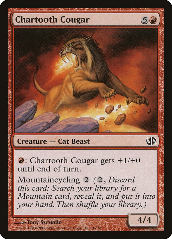 Chartooth Cougar [Duel Decks: Jace vs. Chandra] For Discount