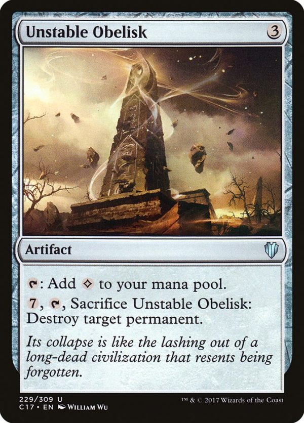 Unstable Obelisk [Commander 2017] For Cheap