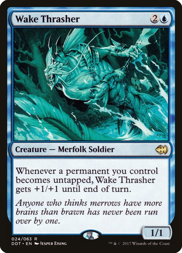 Wake Thrasher [Duel Decks: Merfolk vs. Goblins] Cheap