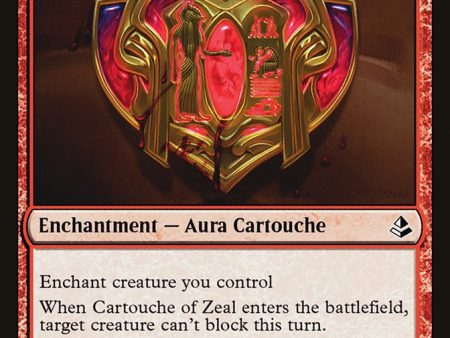 Cartouche of Zeal [Amonkhet] For Sale