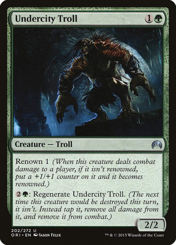 Undercity Troll [Magic Origins] For Discount