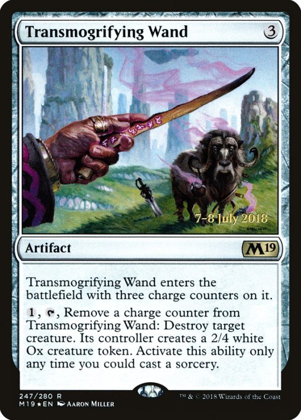 Transmogrifying Wand [Core Set 2019 Prerelease Promos] on Sale