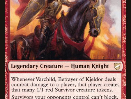 Varchild, Betrayer of Kjeldor [Commander 2018] Cheap