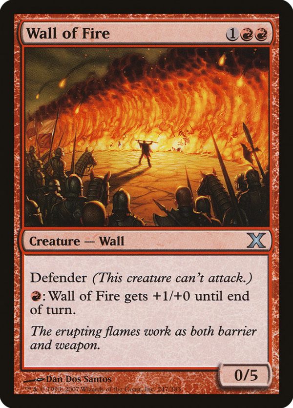 Wall of Fire [Tenth Edition] For Sale