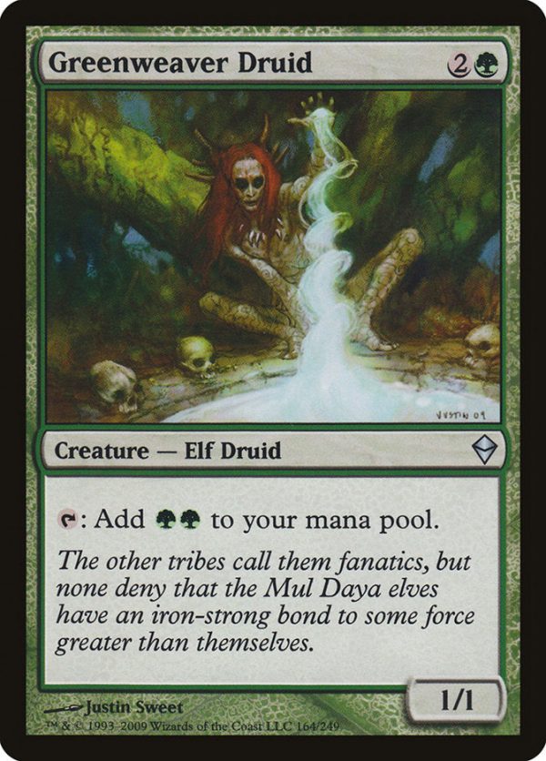 Greenweaver Druid [Zendikar] Online