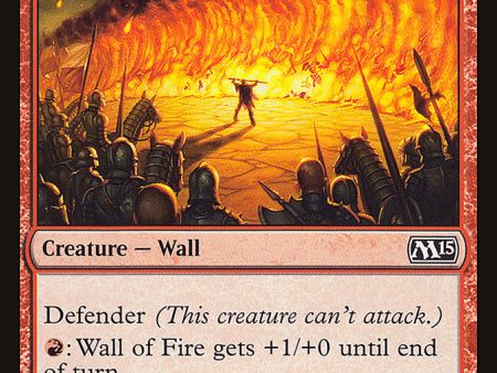 Wall of Fire [Magic 2015] Online Hot Sale