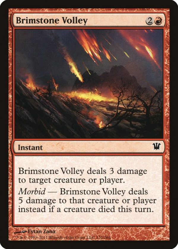 Brimstone Volley [Innistrad] Cheap