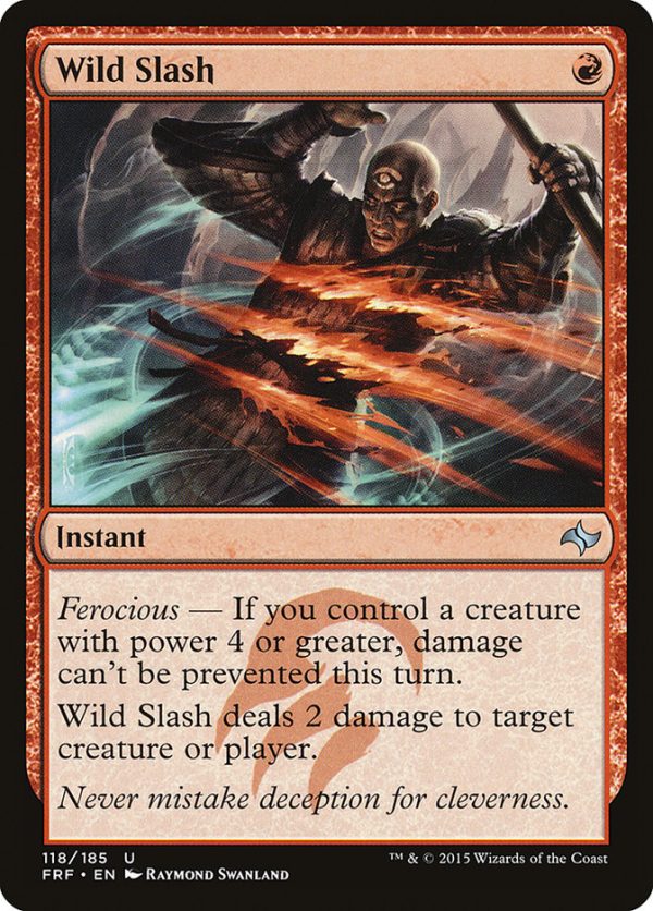 Wild Slash [Fate Reforged] For Discount