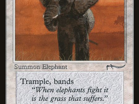 War Elephant (Dark Mana Cost) [Arabian Nights] Online Hot Sale