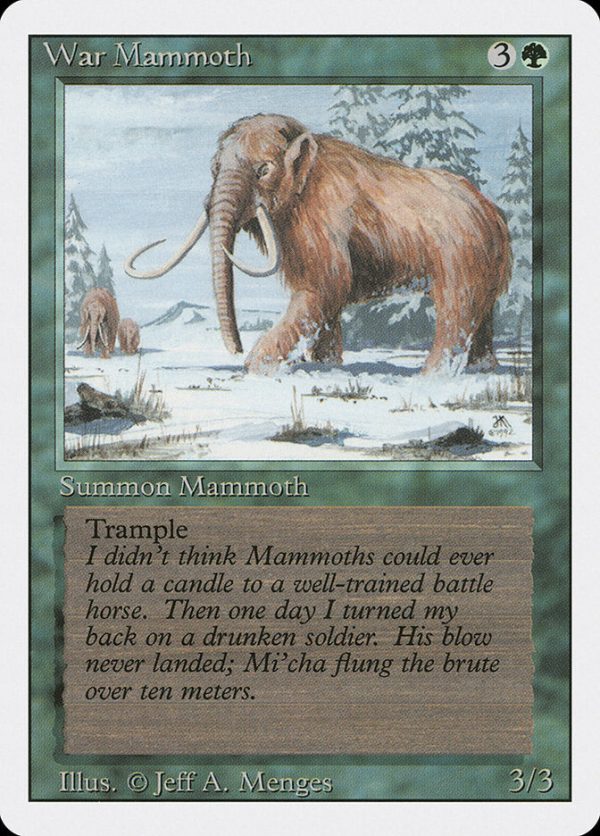 War Mammoth [Revised Edition] Supply