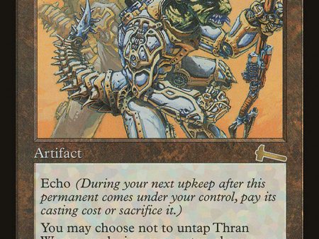 Thran Weaponry [Urza s Legacy] Discount