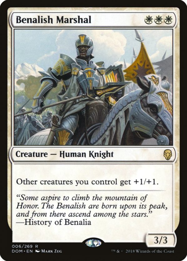 Benalish Marshal [Dominaria] For Sale