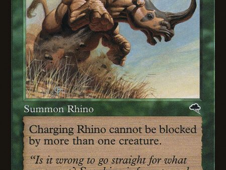 Charging Rhino [Tempest] Discount