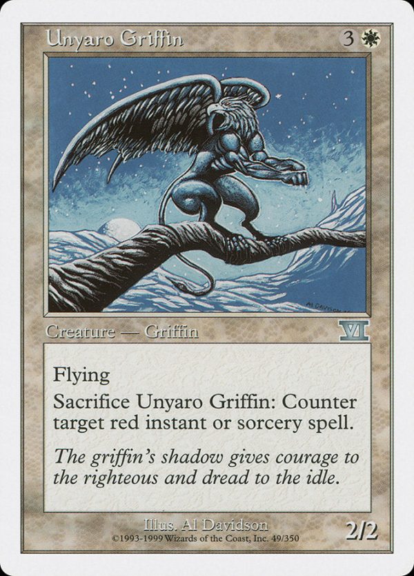 Unyaro Griffin [Classic Sixth Edition] Online now