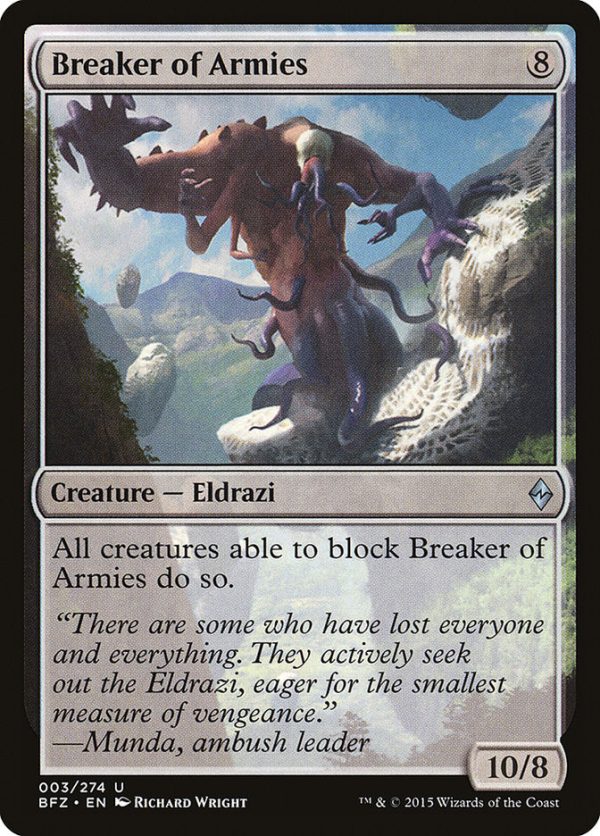 Breaker of Armies [Battle for Zendikar] For Sale