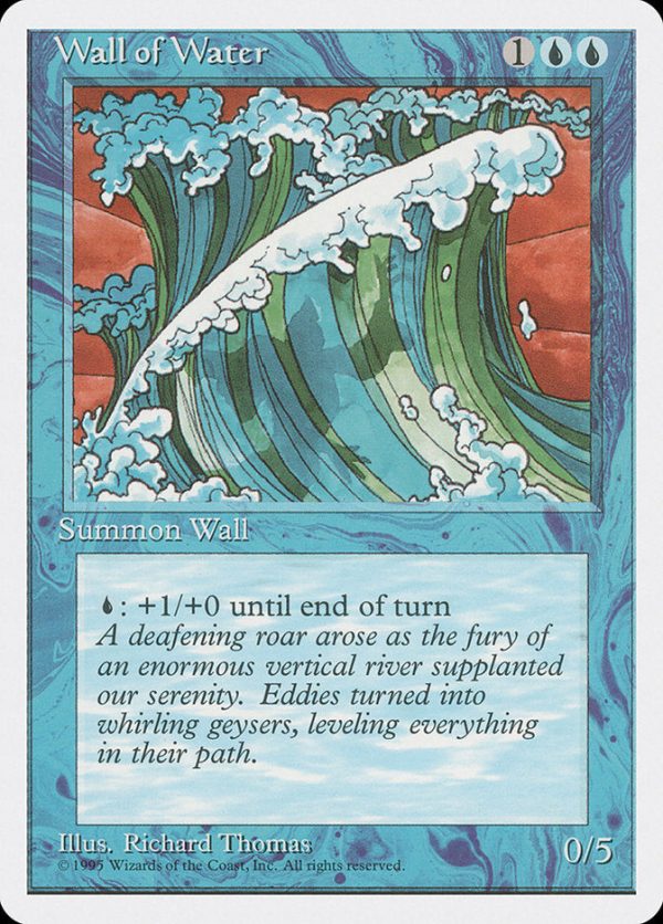 Wall of Water [Fourth Edition] Online Sale