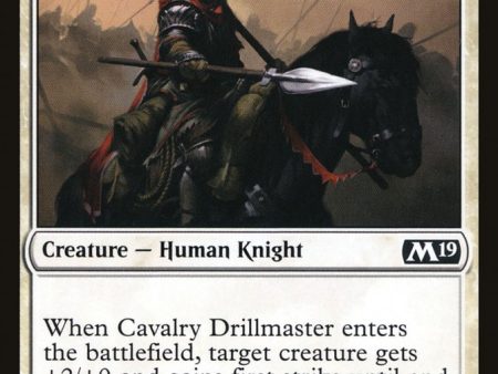 Cavalry Drillmaster [Core Set 2019] Online Sale