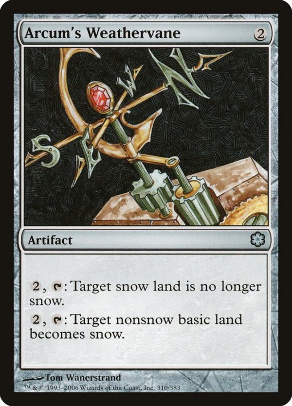 Arcum s Weathervane [Coldsnap Theme Decks] Online Sale