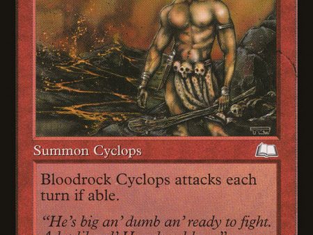 Bloodrock Cyclops [Weatherlight] Discount